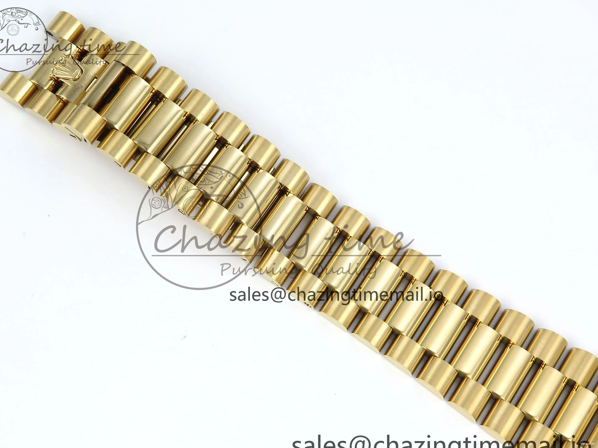 Bracelet Black 40 QF Diamonds Weight) Best YG on DayDate A2836 Dial V5 (Gain Bezel President Green Edition 1:1 0429